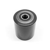 D80x93mm Black PU & Steel Core Single Load Roller including 20mm bearings